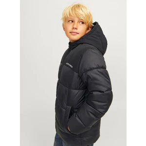 Jack & Jones Siyah Erkek Çocuk Şişme Mont 12258878