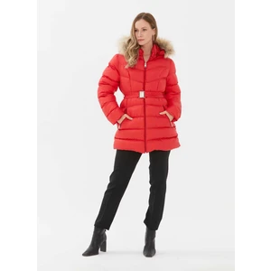 Kırmızı Kadın Mont 24ksl6139