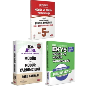 Data Yayınları 2025 MEB EKYS Müdür ve Müdür Yardımcılığı Soru Bankası ve Çıkmış Sorular Seti