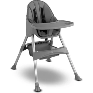 BabyHope 7001 Plus Deri Minderli Lüks Mama Sandalyesi