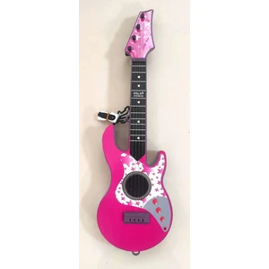 Brother Toys 4 Telli Pembe Elektro Oyuncak Gitar Müzik Arkadaşım Çocuk Gitarı Akort Edilebilir 50 Cm.