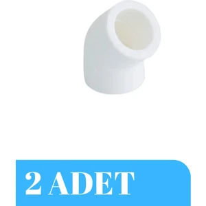 Pp Dirsek 45 Derece  Beyaz 32LIK 2 Adet 3212-ELB-320045
