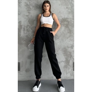 Kadın 3 Iplik Şardonlu Jogger Alt Eşofman