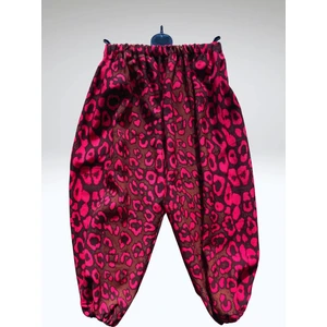 Eruzan Giyim Çocuk Rahat Kesim Lastikli Viskon Kumaş Desenli Şalvar