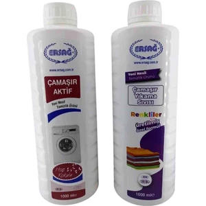 Çamaşır Aktif 1000  ml +Çamaşır Yıkama Rekliler 1000 ml