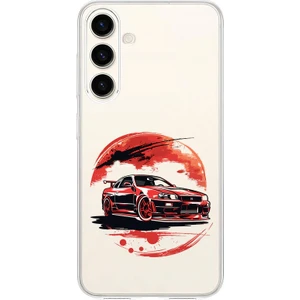 Samsung S24 Fe Uyumlu Spor Araba  Desenli Silikon Kılıf