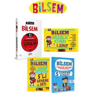Zeki Çocuk Yayınları 1. Sınıf BİLSEM Hazırlık Kitabı - Deneme Seti ve Soru Bankası