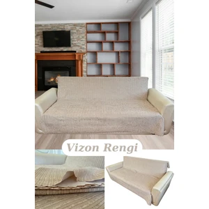 Süngerli Koltuk, Çekyat Örtüsü, Kaymaz Taban, Çizgili Desen. 175 x 210 (1 Adet)