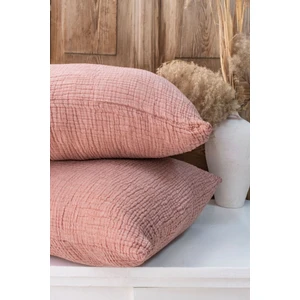 Müslin 2 Adet Yastık Kılıfı 4 Katlı 50X70