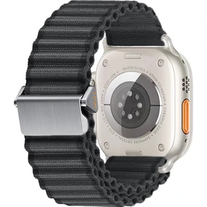 Apple Watch Series 4/5/6/se 1.nesil 44MM ile Uyumlu Kumaş Hasır Örgülü Kordon Kayış