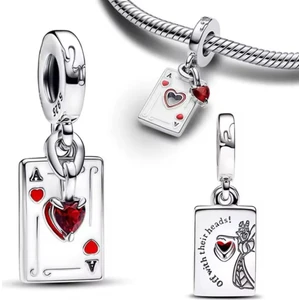 Hector Co Jewellery 925 Ayar Gümüş Disney ''kötüler'' Kupa Kızı Çift Sallantılı Charm