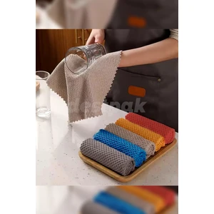 5 Adet Ultra Kaliteli Iz Bırakmayan Mikrofiber Bez - Her Yüzeye Uygun - Mutfak Bezi - Tezgah Bezi