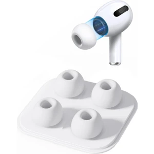 Novstrap Apple Airpods Pro / Pro 2 Ile Uyumlu Üretilmiş Yedek Silikon Kulaklık Ucu (S/l) 2 Li Set