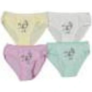 Kız Çocuk 8 9 Yaş Karışık Baskılı Slip Kilot