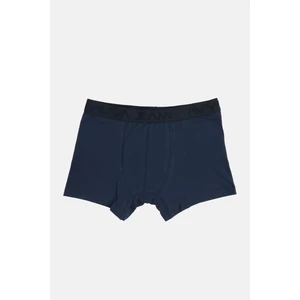 Erkek Lacivert Pamuklu Esnek Düz Boxer B009505