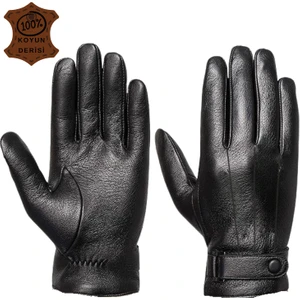 %100 Hakiki Kuzu Derisi Eldiven Erkek Kuzu Derisi Eldiven