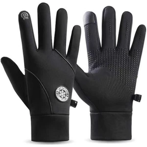 Motosiklet Kayak Eldiveni Su Soğuk Rüzgar Geçirmez Dokunmatik Parmak Özellikli