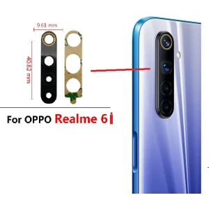 Oppo Realme 6i Arka Kamera Camı Lens Yapışkanlı
