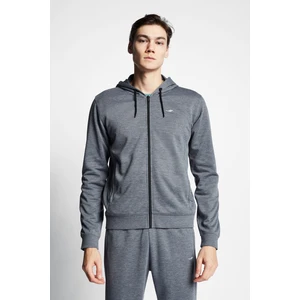 K.gri Melanj Erkek Fermuarlı Kapüşonlu Sweatshirt 23S-1241-23N