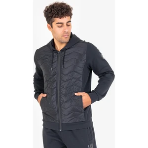 23N-1154 Fermuarlı Kapşonlu Üst
