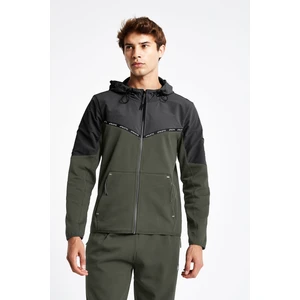 Erkek Fermuarlı Kapüşonlu Sweatshirt 24N-1101