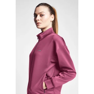 Gül Kurusu Kadın Fermuarlı Sweatshirt 24S-2208-24B
