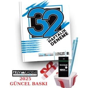 Pruva Akademi 8. Sınıf Inkilap Tarihi 32 Haftalık Deneme + Faber Eğitim Seti