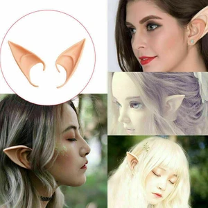 Yumuşak Malzemeden Imal Lateks Elf Kulağı 1 Çift 10X5 cm
