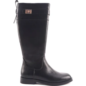 Nine West VARE 4PR Siyah Kadın Düz Çizme
