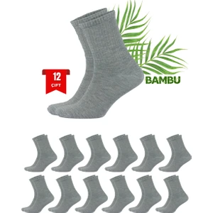 Bambu Spor Tenis Çorap Dikişsiz 12’li