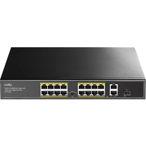 FS1018PS1 16 Port 10/100MBPS 200W Poe+,2 Gigabit Uplink Portlu, Sfp Vlan Cctv Sfp Switch