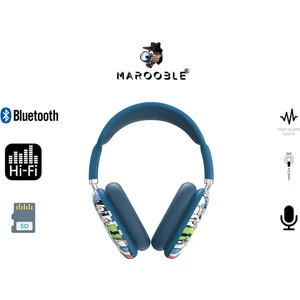 P9 Desenli? Kablosuz Bluetooth Kulak Üstü Wi?reless Kulaklik