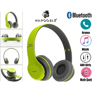 Ekonomik Wireless P47 Katlanabilir Bluetooth Kablosuz Kulaklık