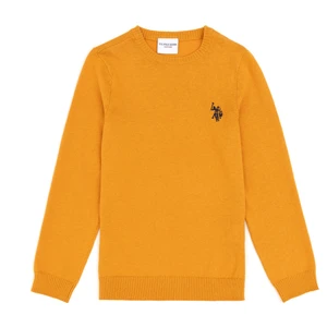 U.S. Polo Assn. Erkek Çocuk Hardal Kazak /Triko 50294188-VR072