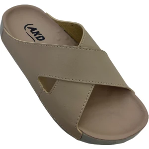 Akd Ayakkabıcılık Terlik Kadın Ekstra Rahat Kaymaz Taban Çapraz Bantlı  Günlük Terlik