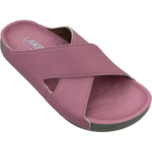 Akd Ayakkabıcılık Terlik Kadın Ekstra Rahat Kaymaz Taban Çapraz Bantlı  Günlük Terlik