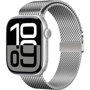 Apple Watch 10 46MM Redclick KRD-121 Metal Ince Slim Tasarım Luxury Hasır Kordon