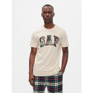 Erkek Bej Everyday Soft Gap Logo T-Shirt
