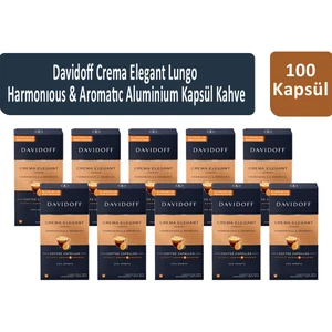 Crema Elegant Lungo Harmonıous & Aromatic Kapsül Kahve x 10 Adet