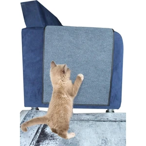Tekno Trust Gri Koltuk Kenarı Koruyucu Kedi Tırmalama Halısı 50 cm x 100 cm M Tırmalama Paspasları