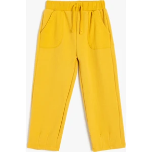 Eşofman Altı Beli Bağlamalı Cepli Pamuklu