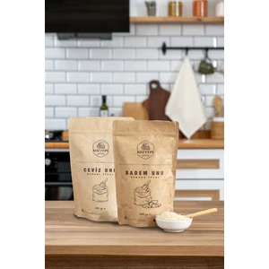 Koztepe Çiftliği Badem Unu 400 gr + Koztepe Çiftliği Ceviz Unu 400 gr