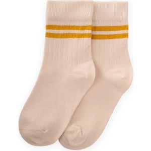 Çemberli Soket Çorap 2-9 Yaş Hardal Sarı