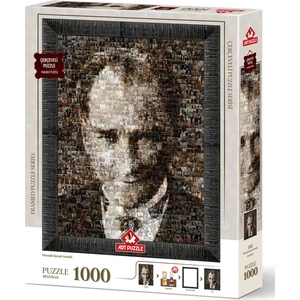 Art Puzzle Çerçeveli Puzzle Mustafa Kemal Atatürk 1000 Parça Zorlu ve Eğlenceli Deneyim