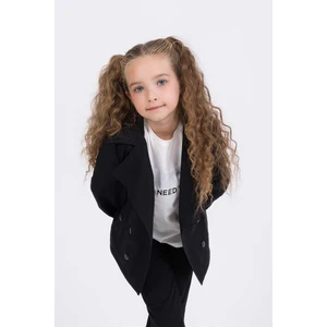 Gold Class Kidswear Çift Cepli Su Geçirmez Kız Çocuk Trençkot Yağmurluk