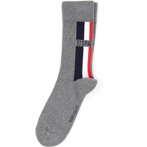U.S. Polo Assn. Erkek Gri Melanj Çorap (Soket) 50299012-VR086