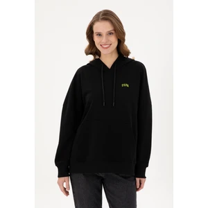 U.S. Polo Assn. Kadın Siyah Sweatshirt 50297324-VR046