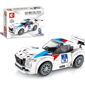 Sembo Block Bmw Z4 Yarış Arabası 203 Parça Yapı Blokları  ile  (607051)