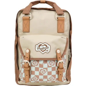 Macaroon Kaleido Serisi Mushroom Chacked Unisex Sırt Çantası