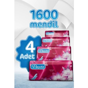 Elite 1600'LÜ Çift Katlı Çek-Al Mendil Seti (4X400)